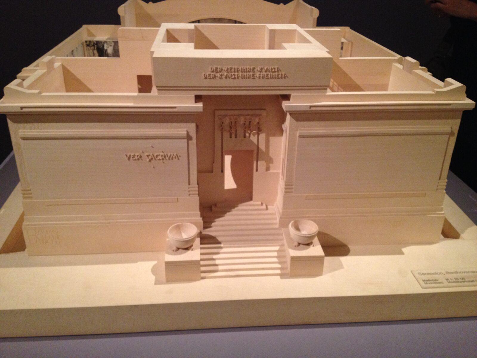 Maquette du Palais de la Sécession