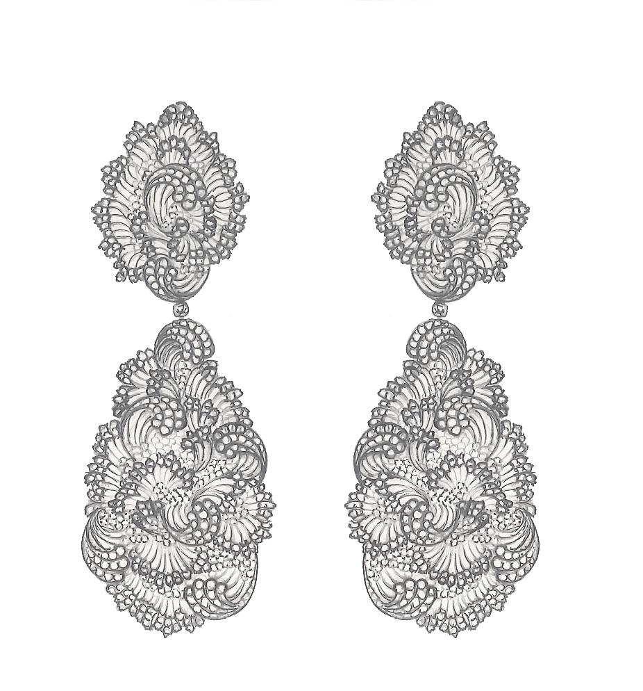 Dessin Boucles d'Oreilles 