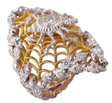 Bague 2 ors et Diamants