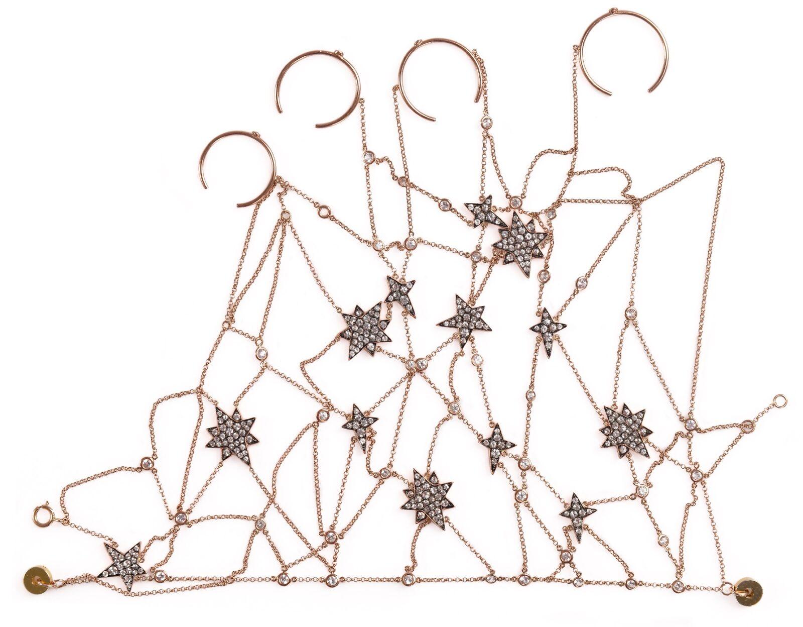 Bijou de main Or et Diamants Runa ©Sauce Rocks