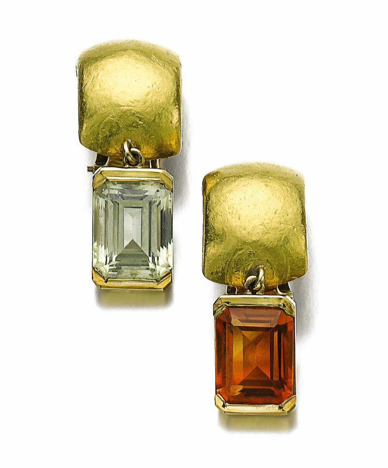 Suzanne Belperron Paire de Boucles d'Oreilles 1969