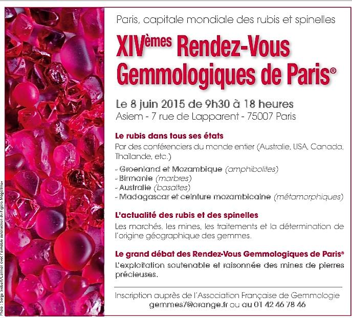 XIV RDV GEMMOLOGIQUE PARIS