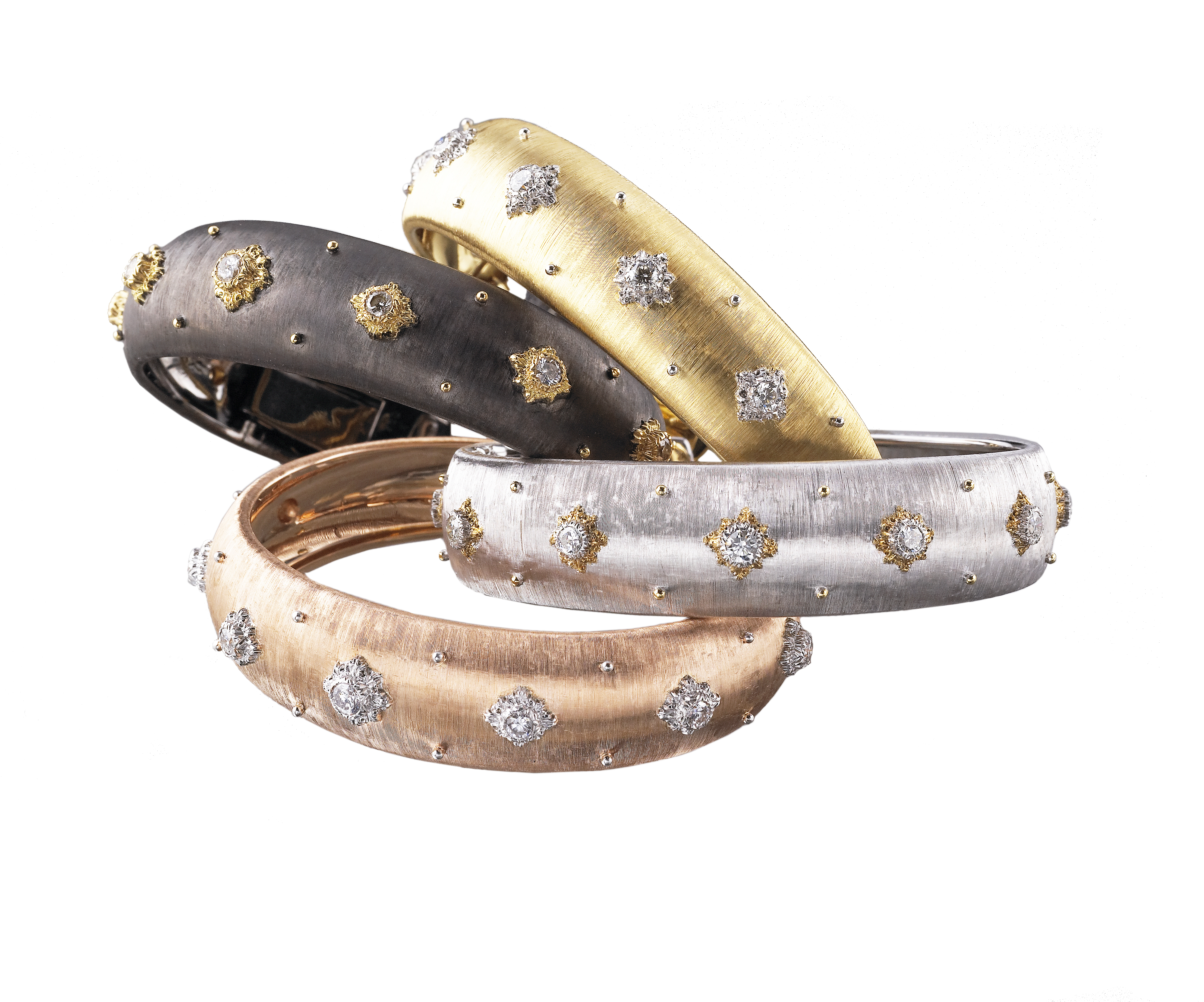 Bracelets " Macri " Or, Diamants