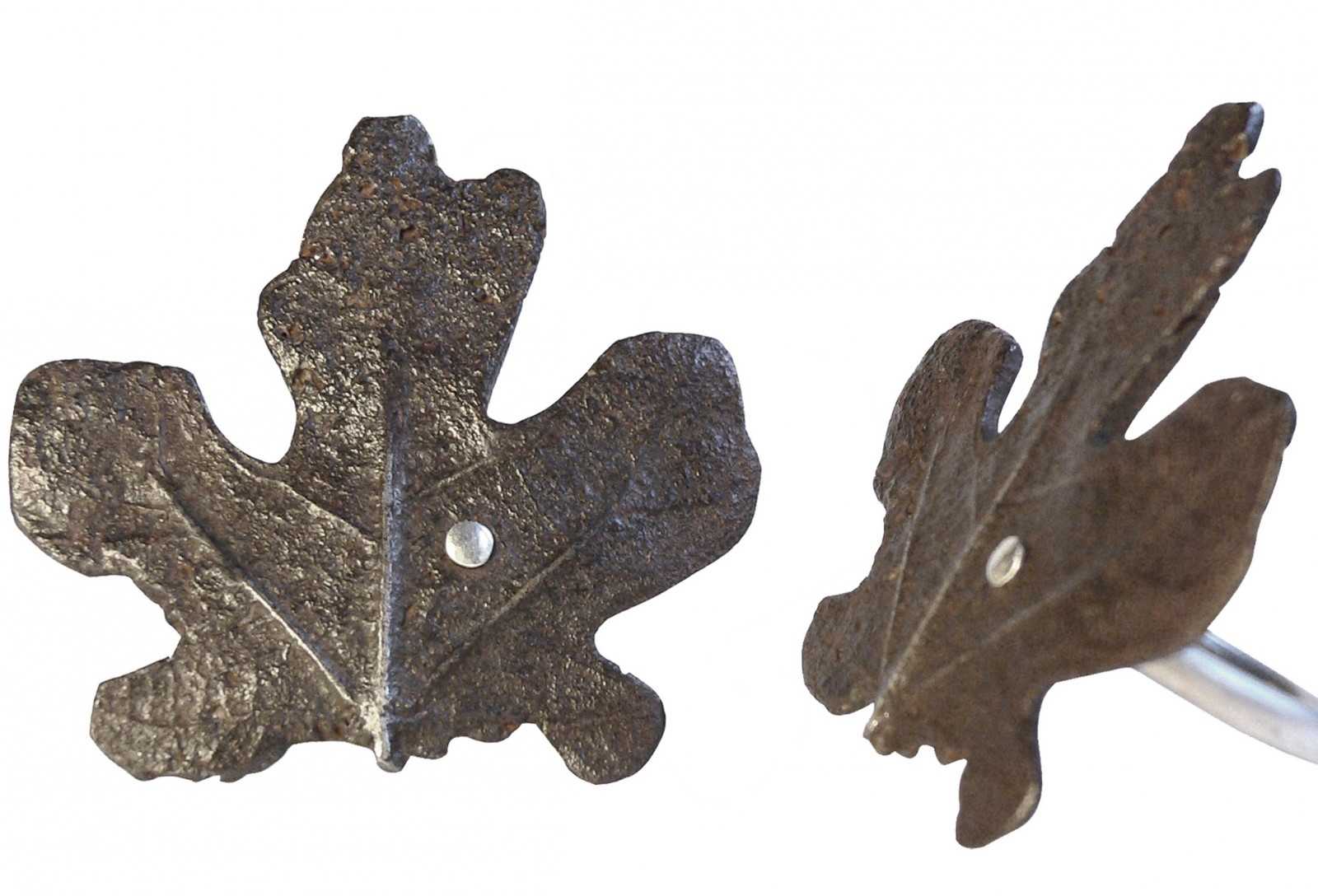 Marianne Anselin Bague Fer rouillé, Argent Crédit Elsa Vanier