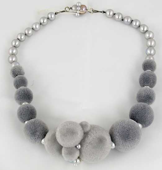 Helena Sandström Collier Perles de Tahiti, Bois, Fibres synthétiques. 2009