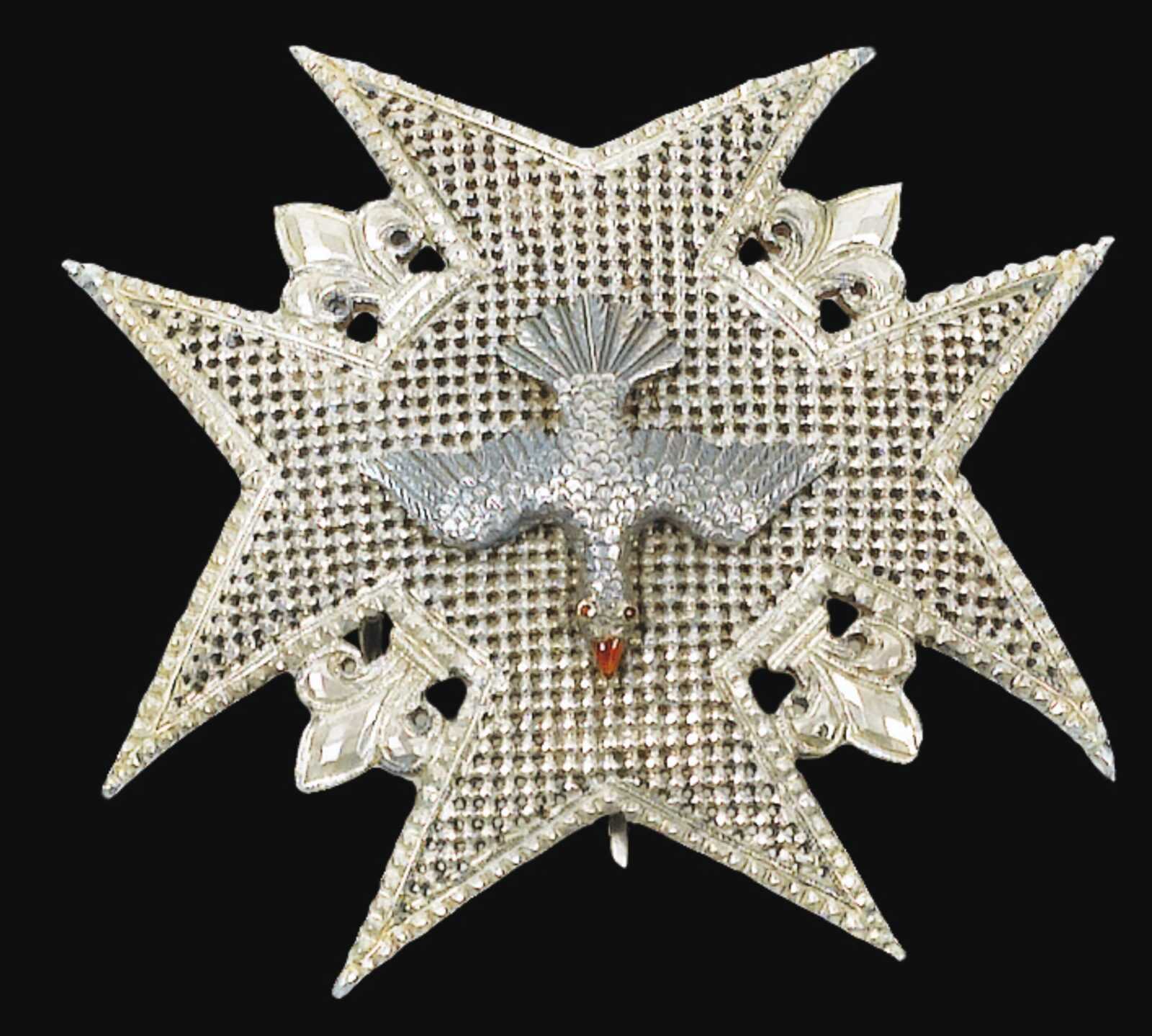 Ordre du Saint-Esprit Argent,Émail Époque Restauration vers 1825