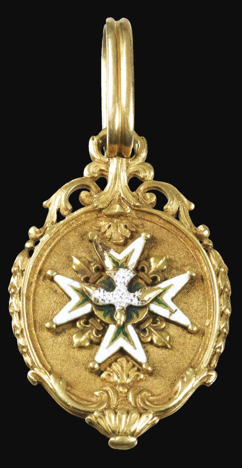 Ordre du Saint-Esprit Or, Émail vers 1750-1770