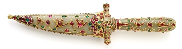 Dague et Fourreau Jade, Émeraudes, Rubis Vers 1615 The Al Thani Collection © Servette Overseas Limited 2014