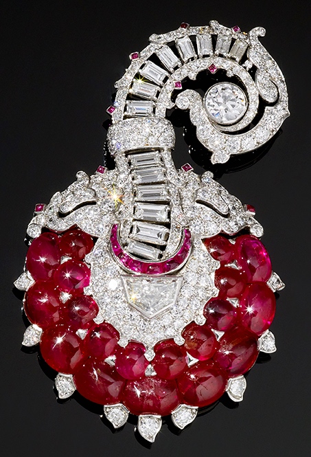 Bijou de tête anonyme Diamants, Rubis, Platine 1935 The Al Thani Collection © Servette Overseas Limited 2014
