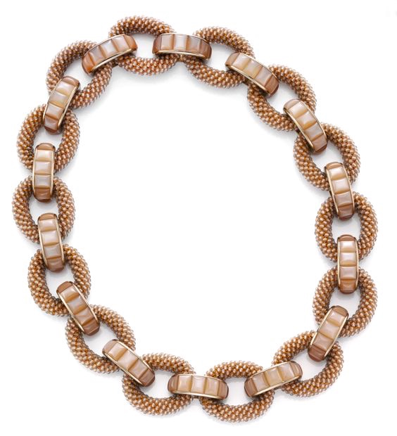 Collier Pierres de Lune, Or © Hemmerle