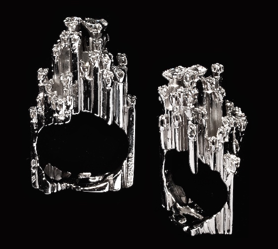 © JEAN VENDOME Bague V avenue Diamants, Or