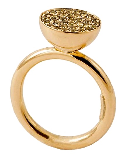 Elena Votsi Diamants Jaunes, Or © LE BON MARCHÉ