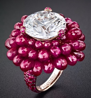 Bague De Grisogono Diamant et Rubis © De Grisogono
