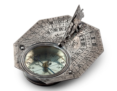 Cadran Solaire Portable Pierre LeMaire, XVIIIème Siècle © Fondation de la Haute Horlogerie