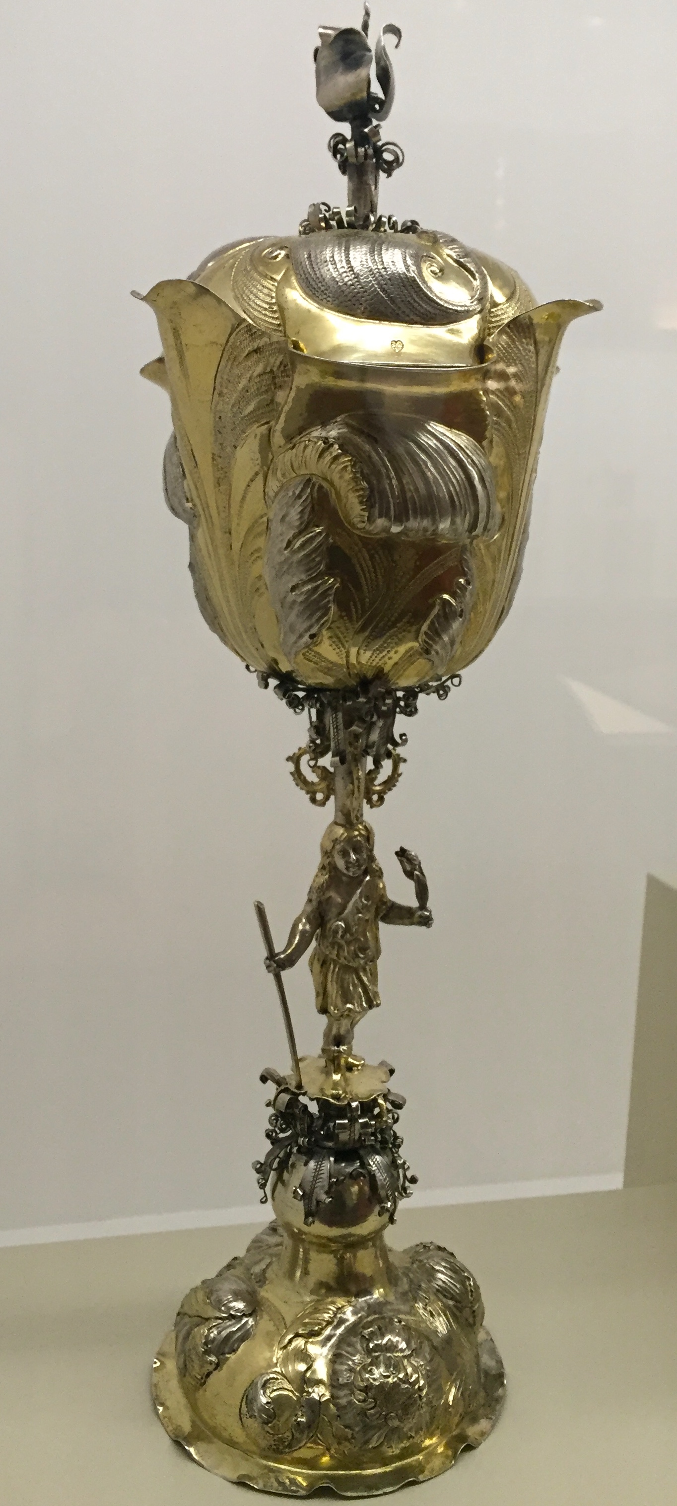 Coupe en forme de tulipe Nuremberg, Bierfreund Sigmund, Vers 1661 Argent, Vermeil