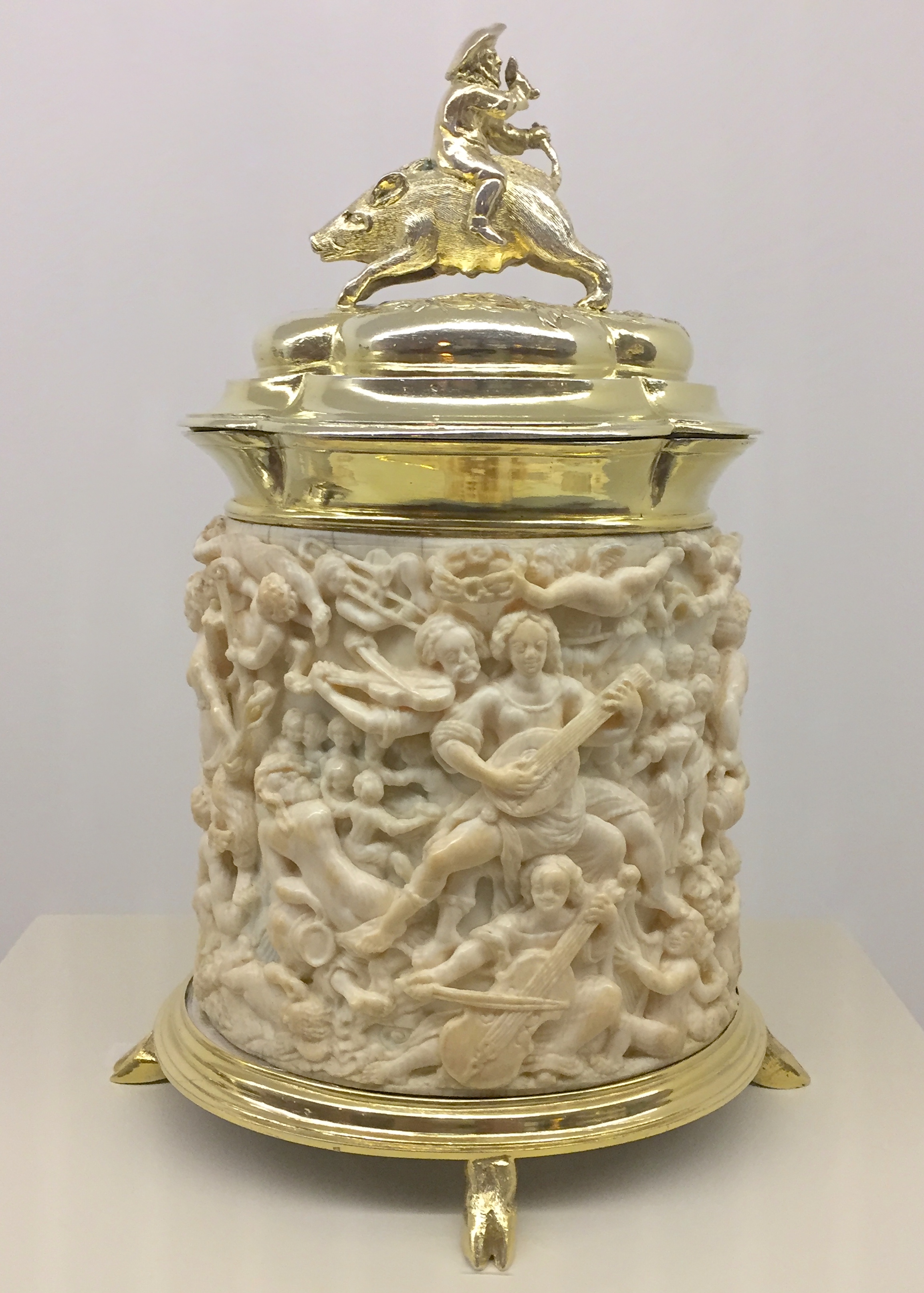 Boite Vienne, Friedrich Würth, 1721 Vermeil, Ivoire