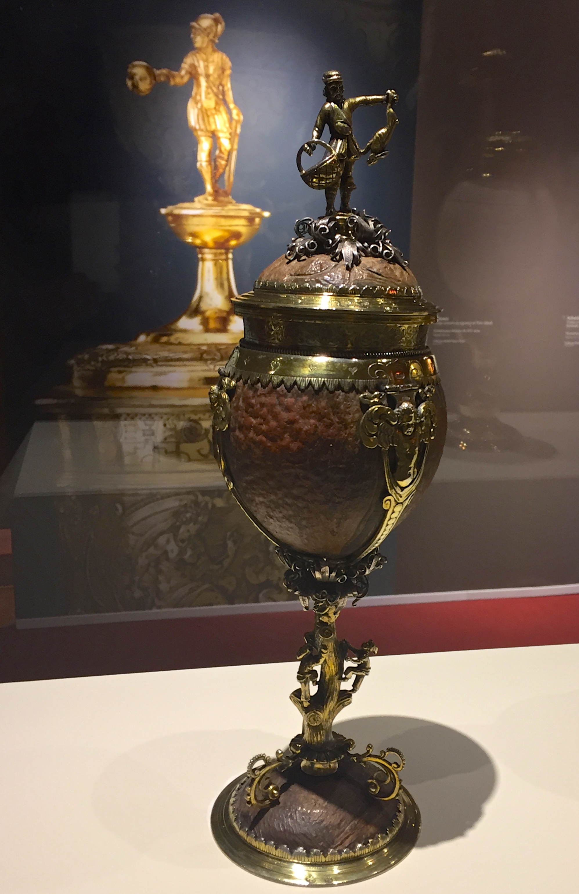 Coupe à la noix de coco Ratisbonne vers 1610 Aregnt, Vermeil, Noix de Coco