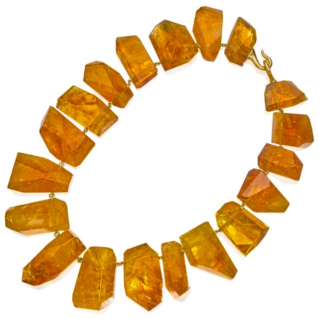 Collier Tony Duquette Citrines