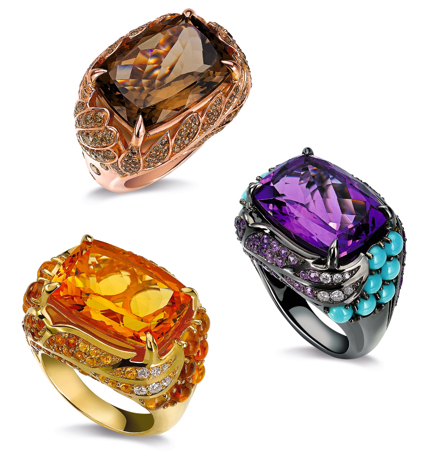 Bagues "Extravagantes"