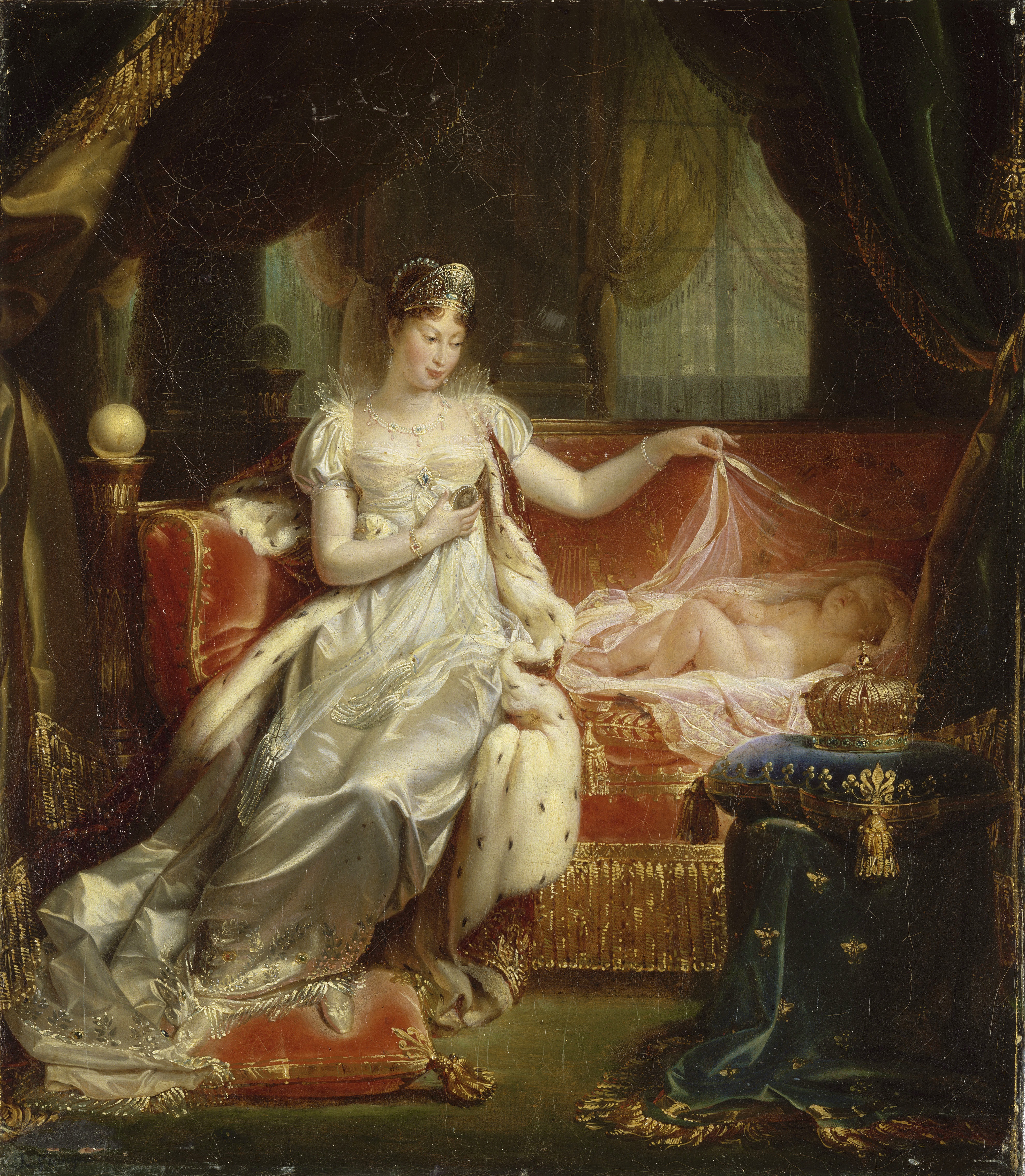 Joseph Franque, Marie-Louise impératrice des Français et le roi de Rome © RMN-GP Christophe Fouin