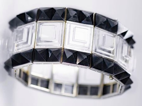 Boivin Bracelet Cristal de Roche, Hématite, Or. 1930. © Sothebys