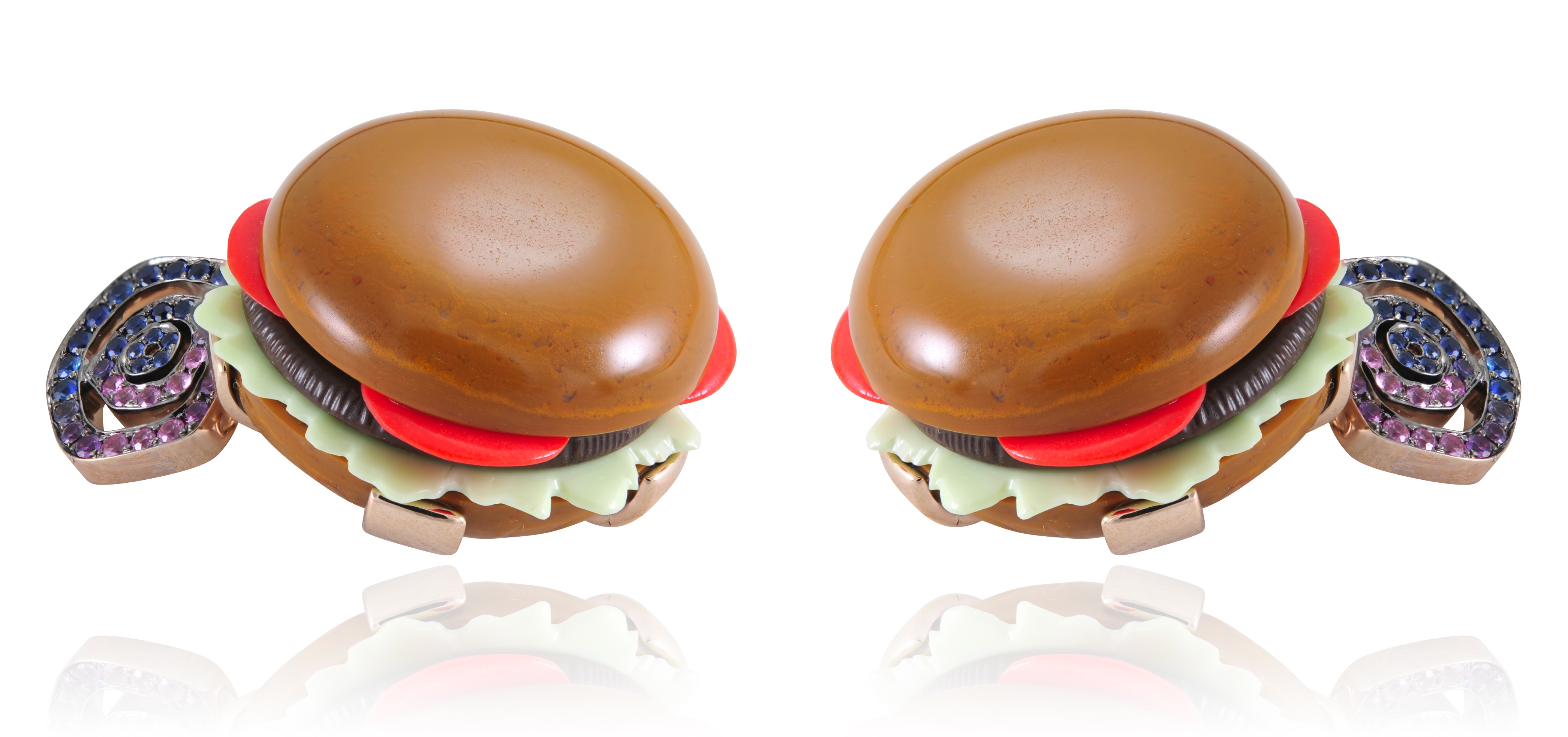 Burgers Jaspes, Saphirs, Saphirs Violet, Or